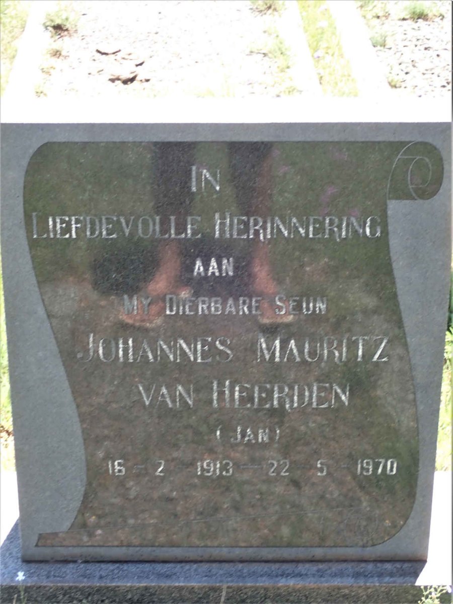 HEERDEN Johannes Mauritz, van 1913-1970