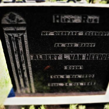 HEERDEN Albert L., van 1903-1948