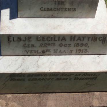 HATTINGH Elsje Cecilia 1890-1913
