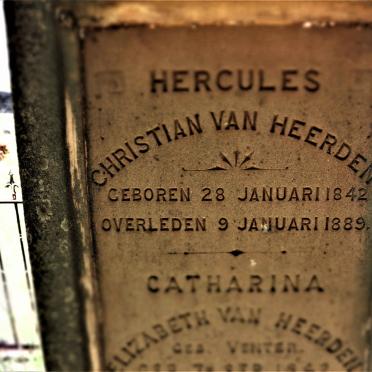 HEERDEN Hercules Christian, van 1842-1889 &amp;  Catharina Elizabeth VENTER 1842-1922
