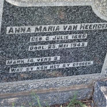 HEERDEN Paul Willem, van 1862-1941 &amp; Anna Maria 1866-1945