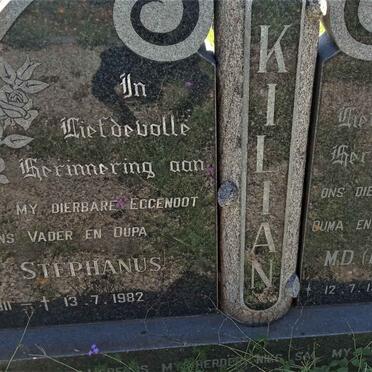 KILIAN Gert Stephanus 1911-1982 &amp; M.D. KLEINHANS 1916-2002