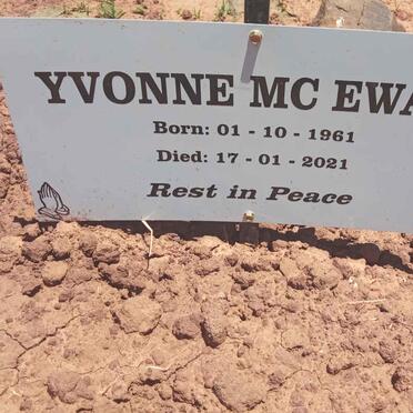 MCEWAN Yvonne 1961-2021