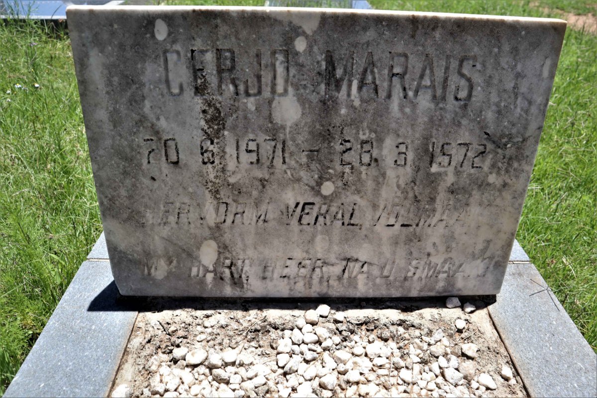 MARAIS Cerjo 1971-1972