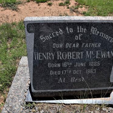 MCEWAN Henry Robert 1885-1963