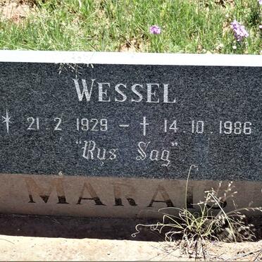 MARAIS Wessel 1929-1986