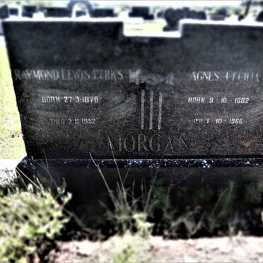 MORGAN Raymond Lewis Perks 1876-1952 &amp; Agnes Cecilia 1882-1966