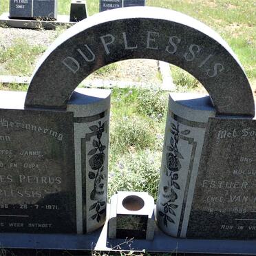 PLESSIS Johannes Petrus, du 1898-1971 &amp; Esther Dorothea VAN HEERDEN 1899-1992