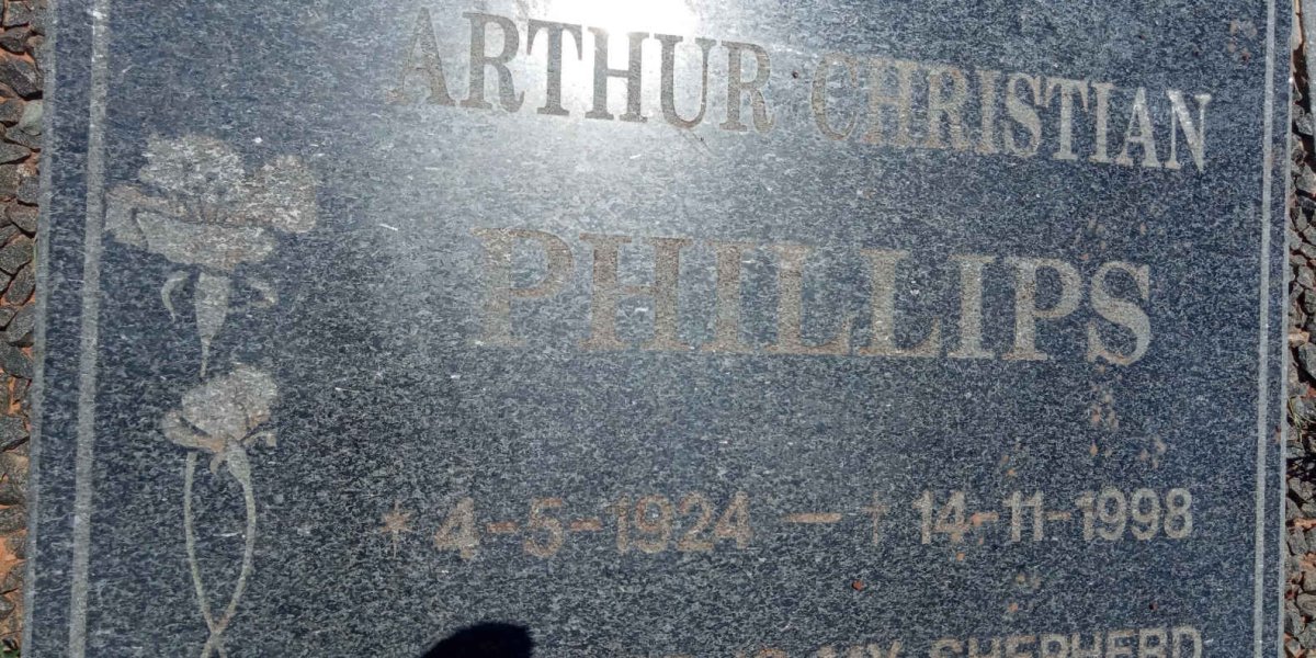 PHILLIPS Arthur Christian 1924-1998