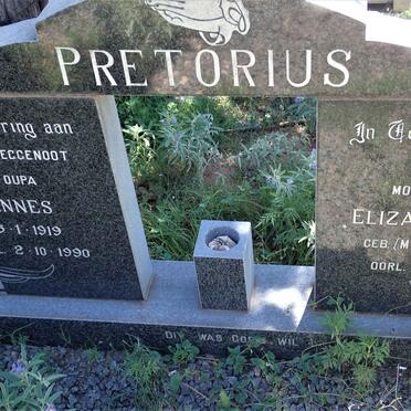 PRETORIUS Johannes 1919-1990 &amp; Elizabeth Helena MARAIS 1912-1995 :: MARAIS Susarah Fredrika 1925-1991