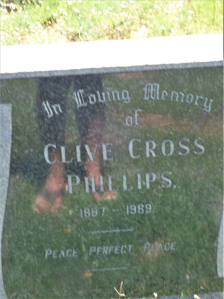 PHILLIPS Clive Cross 1897-1969
