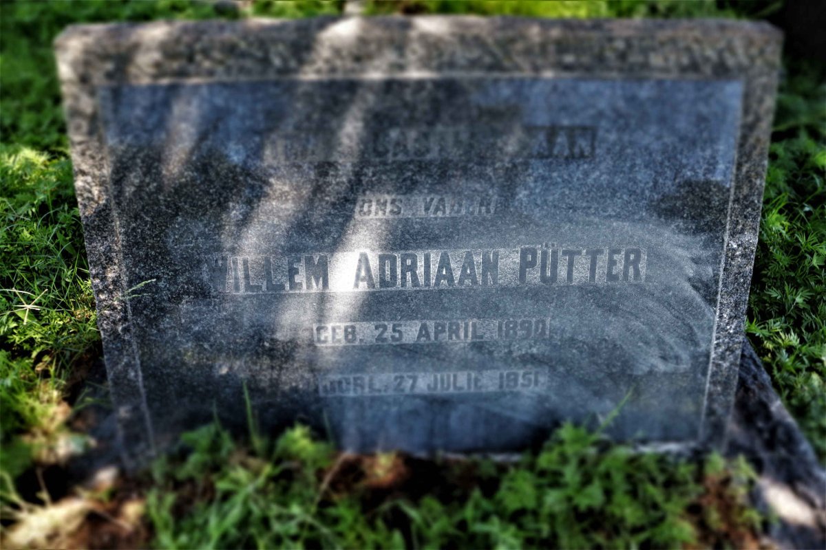 PUTTER Willem Adriaan 1890-1951