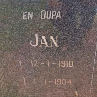 PLESSIS Jan, du 1910-1984 &amp; Maria Susanna OPPERMAN 1916-1981