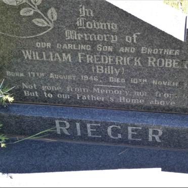 RIEGER William Frederick Robert 1946-1966