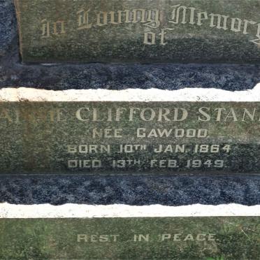 STANLEY Anne Clifford nee CAWOOD 1846-1949