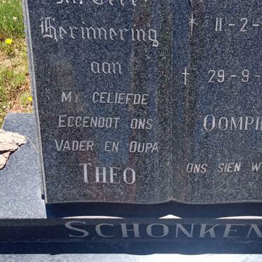 SCHONKEN Theo 1933-1983
