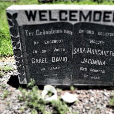 WELGEMOED Carel David &amp; Sara Margaretha Jacomina SCHUTTE