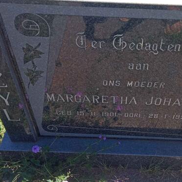 ZYL Margaretha Johanna, van 1901-1991