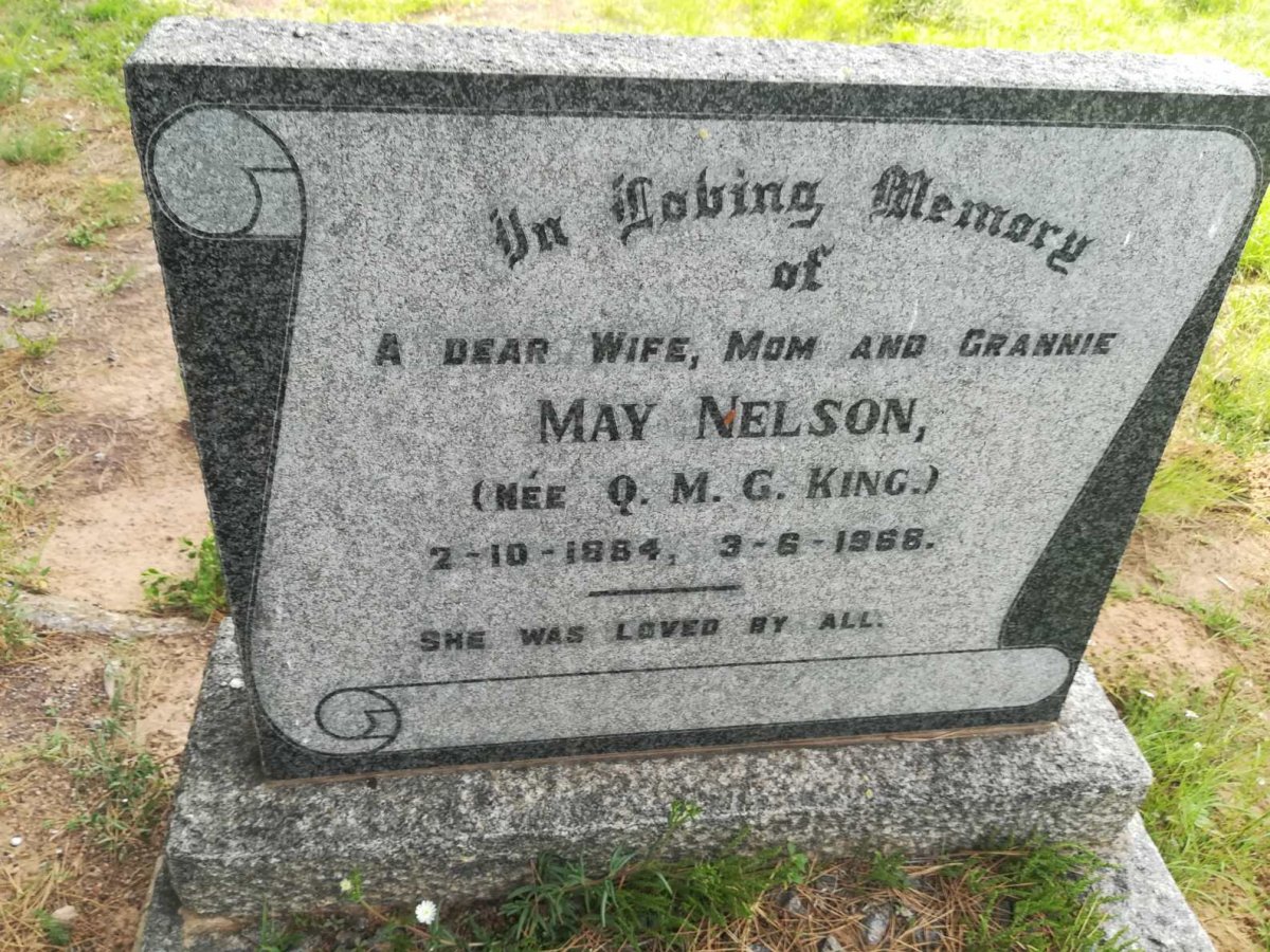 NELSON Q.M.G. nee KING 1884-1968