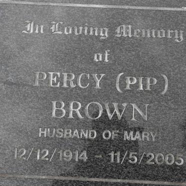 BROWN Percy 1914-2005