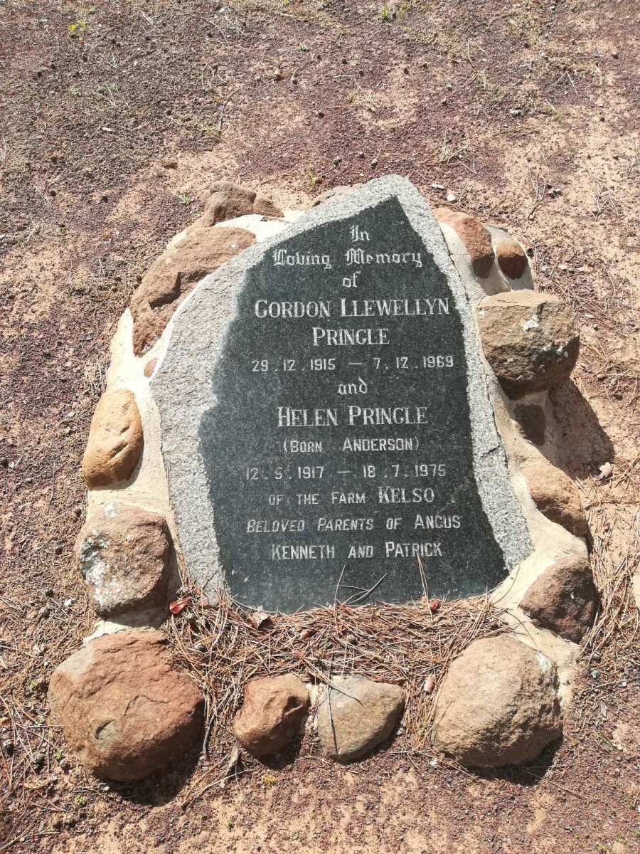 PRINGLE Gordon Llewellyn 1915-1969 &amp; Helen ANDERSON 1917-1975