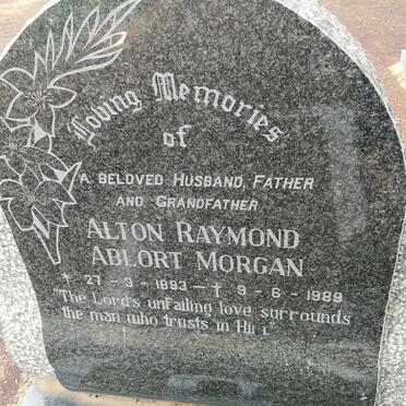 MORGAN Alton Raymond, ABLORT 1893-1989 &amp; Imogen SMITH 1894-1966 :: MARTIN Esme Imogen nee ABLORT-MORGAN 1918-2002