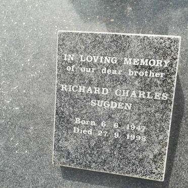SUGDEN Richard Charles 1947-1998