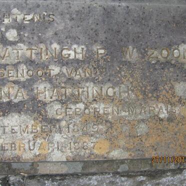 HATTINGH George Marthinus 1849-1887