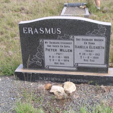 ERASMUS Pieter Willem 1909-1974 &amp; Isabella Elizabeth VAN HEERDEN 1912-1985