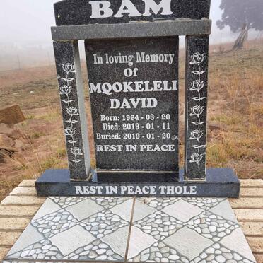 BAM Mqokeleli David 1964-2019