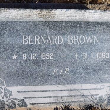 BROWN Bernard 1892-1963
