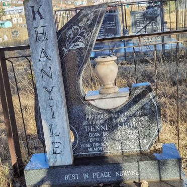 KHANYILE Dennis Sipho 1958-1987