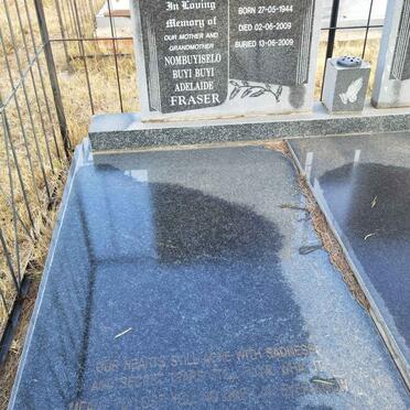 FRASER George Edgar 1942-2000 &amp; Nombuyiselo Buyi Buyi Adelaide 1944-2009