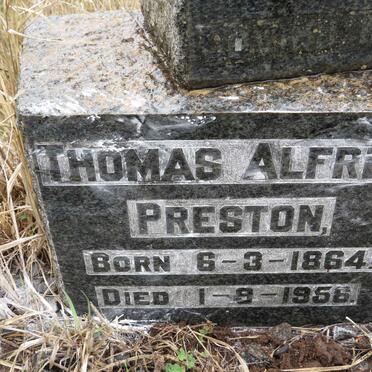 PRESTON Thomas Alfred 1864-1956 &amp; Ellen COGHLAN 1880-1959
