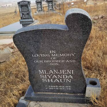 MLANJENI Siyanda Shaun 1995-2015
