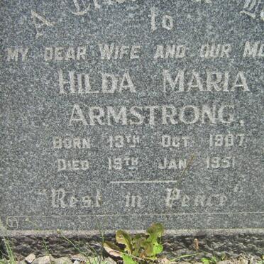 ARMSTRONG Hilda Maria 1907-1951