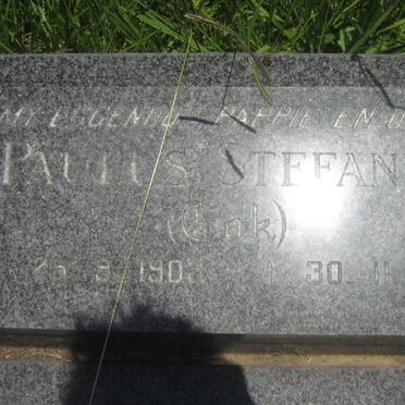 BOTHA Paulus Stefanus 1903-1982