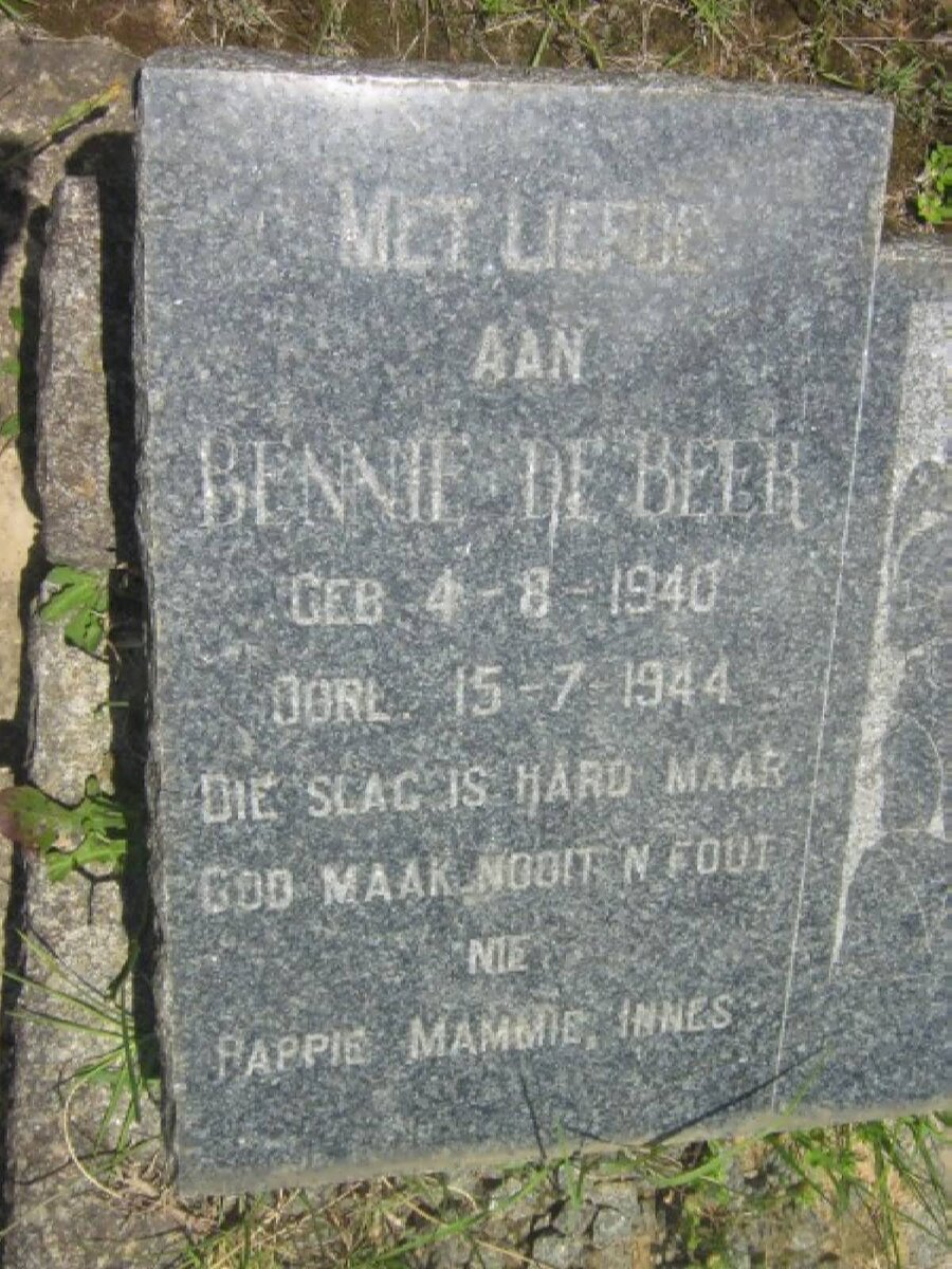 BEER Bennie, de 1940-1944