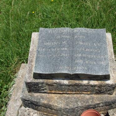 BRUMMER Johann W. 186?-1942 &amp; Rachel A.C.