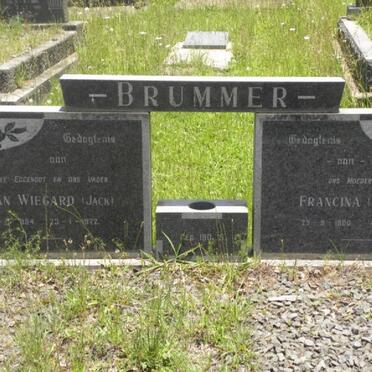 BRUMMER Jan Wiegard 1894-1972 &amp; Francina 1900-19?3
