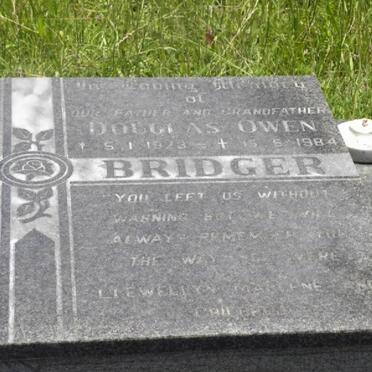 BRIDGER Douglas Owen 1923-1984