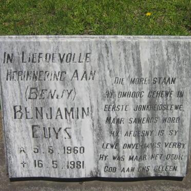 BUYS Benjamin 1960-1981