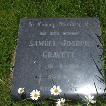 GRAVETT Samuel Joseph -1975