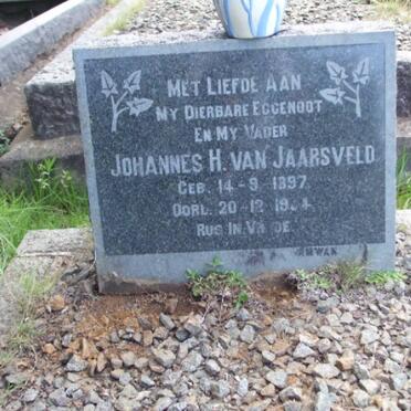 JAARSVELD Johannes H., van 1897-19?4