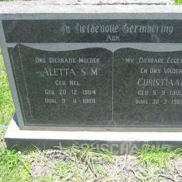LABUSCHAGNE Christiaan 1900-1965 &amp; Aletta S.M. NEL 1904-1989