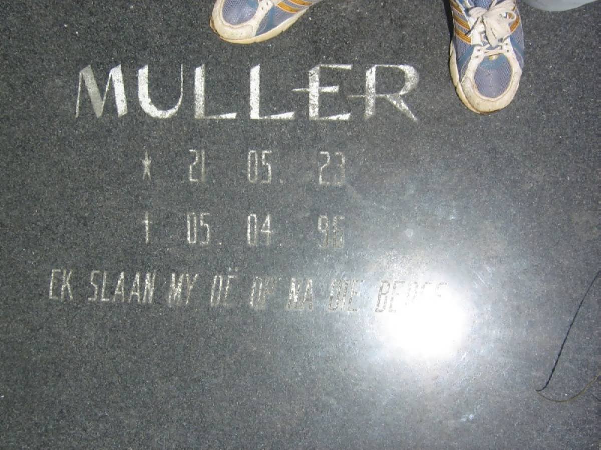 MULLER 1923-1996