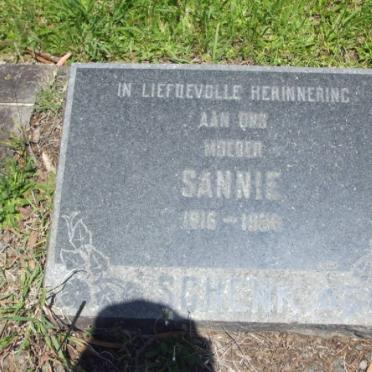 SCHENK Sannie 1916-19??
