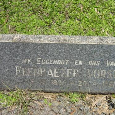 VORSTER Ebenhaezer 1925-1961