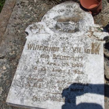 VILJOEN Willemina C. nee BRUMMER 1904-1925