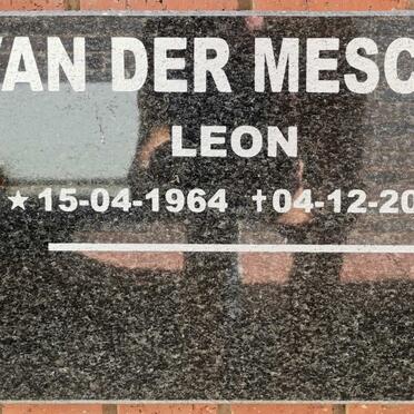 MESCHT Leon, van der 1964-2012
